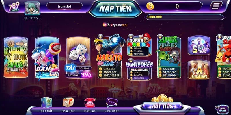 Trang game giải trí cá cược sở hữu thiết kế hiện đại