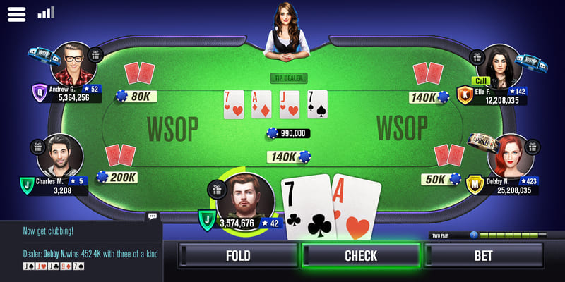 Các vòng cược cần trải qua trong poker online